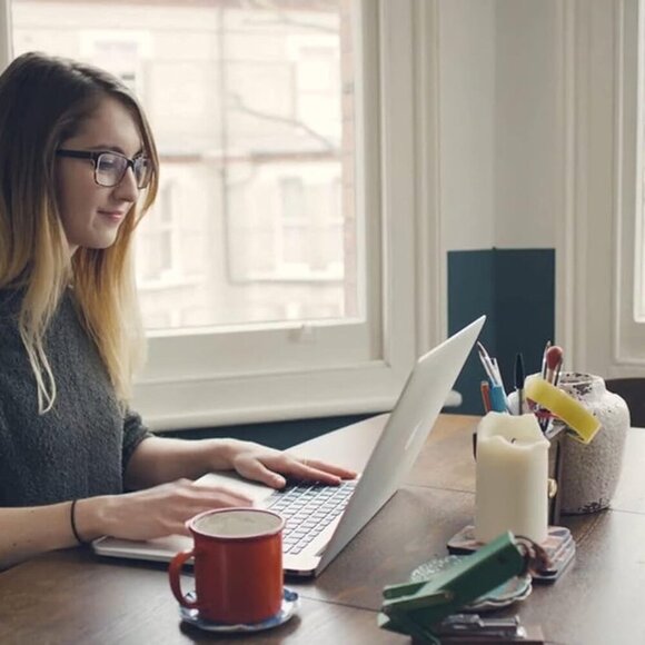 Women Canvas Tote Bag Large Capacity Laptop Purse Work Casual Shoulder - Picture 2 of 6